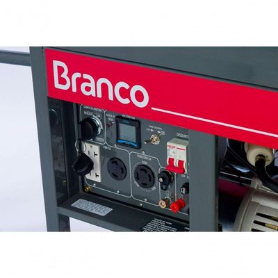 Gerador à Diesel 6,5kva Monofásico P. Elét. Bd8000 Ef Branco