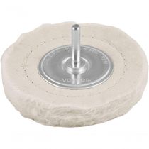 Roda De Feltro-pano 4x1-2" Haste 1-4" Para Polimento Vonder