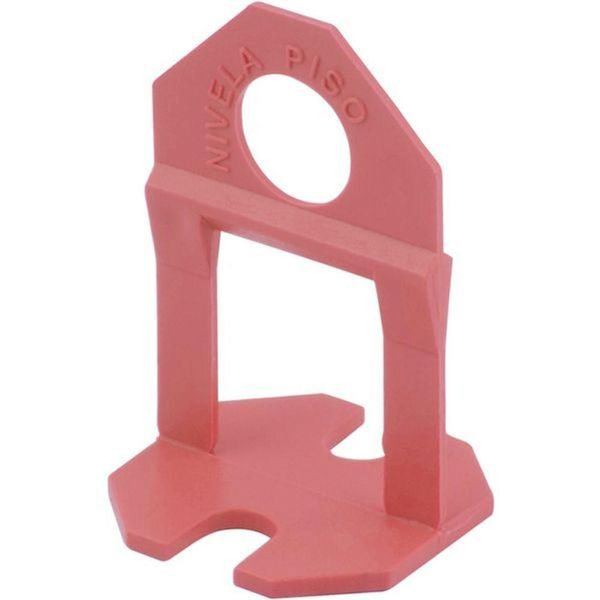 Nivelador Piso Vermelho 3,00mm Com 100 Peças Vonder