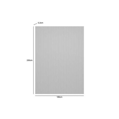 Painel p/ Lavabo até 75 Pol Modular 1.8 Ripado 180x250cm Nature Fosco - Linea Brasil