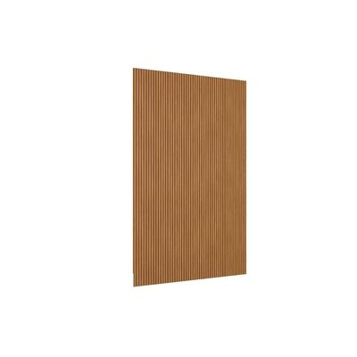 Painel p/ Lavabo até 75 Pol Modular 1.8 Ripado 180x250cm Nature Fosco - Linea Brasil