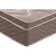 Conjunto Box Queen: Colchão Espuma Paropas D33 Conforto Ultra Firme + Base CRC Suede Brown (158x198)