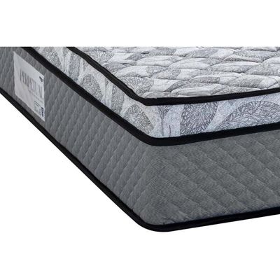 Cama Box Baú King: Colchão Anatômico Herval D60 / AG65 Perpetual + Base CRC Suede Gray (193x203)