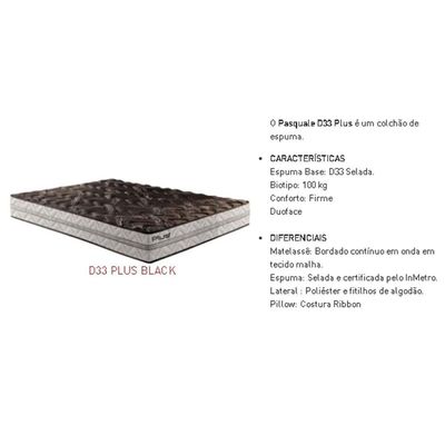 Cama Box Casal: Colchão Espuma D33 Paropas Pasquale Plus + Base CRC Corano White (138x188)