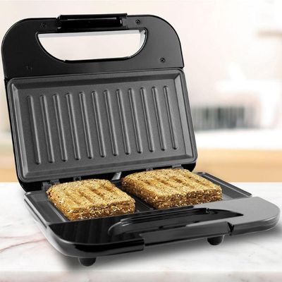 Sanduicheira Toast Bgr01p Britânia Preta Antiaderente 110V