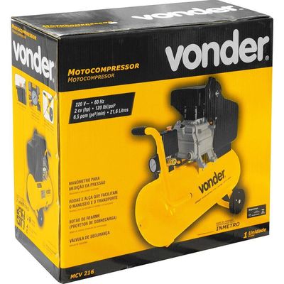 Motocompressor Vonder 21,6l Mcv216 220V