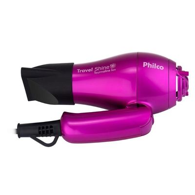 Kit Travel Shine Philco Com Secador E Prancha Bivolt