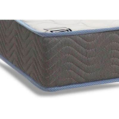 Conjunto Box Solteiro: Colchão Espuma Ortobom D33 Light Saúde + Base CRC Suede Gray (88x188)