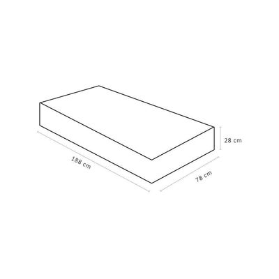 Colchão Airtech 150 D45 Ortipillow – Solteiro (78x188x28)