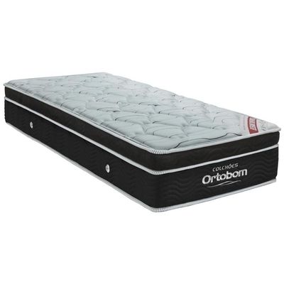 Cama Box E Colchão Elegant Superpocket – Solteiro (88x188) - Ortobom