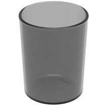 Conjunto 12 Copos Crippa 400ml Fumê Plástico Água Suco Escolar Restaurante Bar