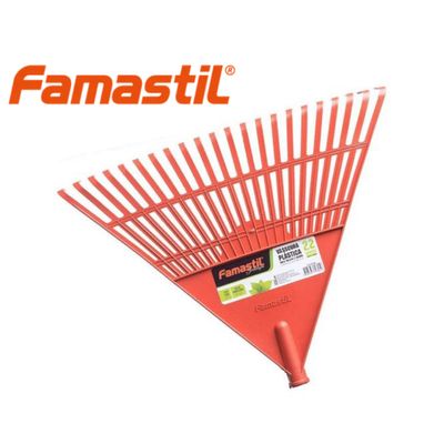 Kit 02 Vassoura Rastelo Ancinho Plástico Cabo Famastil = Trapp