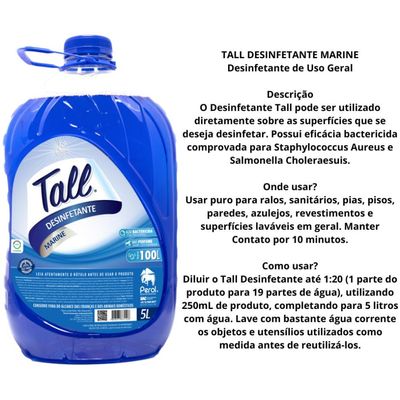 Desinfetante Perol Tall Marine Semi Profissional 05 Lt