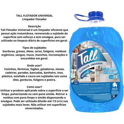 Flotador Universal Perol Tall Marine Semi Profissional G 5 L