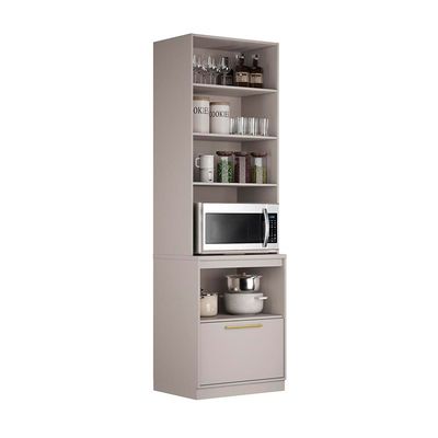 Paneleiro Itatiaia Essence MDF 25mm com 3 portas e 5 prateleiras - Fendi