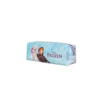 Estojo Escolar Feminino Pequeno Frozen Elsa e Anna