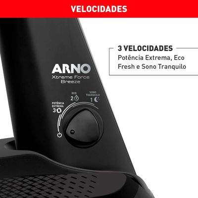 Ventilador de Mesa Arno Xtreme Force Breeze 6 Pás VB50 - 50cm 127V UNICA