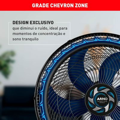 Ventilador de Mesa Arno Xtreme Force Breeze 6 Pás VB50 - 50cm 127V UNICA