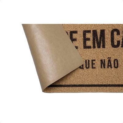 Tapete Vinil Porta Entrada Capacho Emborrachado Long Cor Sinta-em-casa