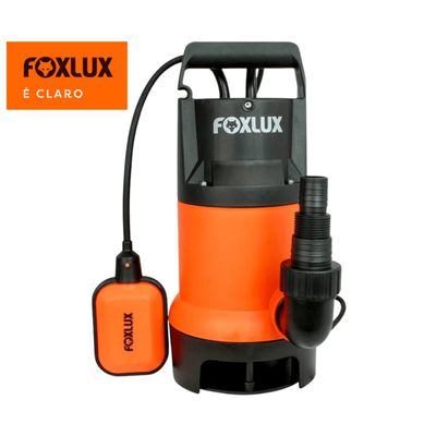 Bomba Submersível Sapo 1cv Foxlux Água Limpa Suja Automá 220