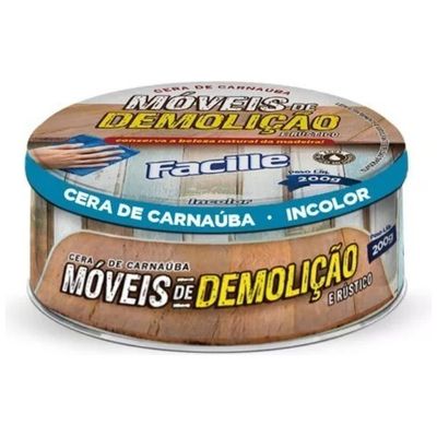 02 Cera Carnauba Lustra Moveis 200g Incolor 04 Panos Micro