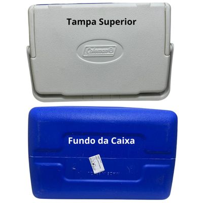Caixa Térmica Coleman 16qt Com Alça - 15,1 Litros - Azul