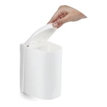 Dispenser Saboneteira Mini Sabonete 500ml - Nobre Cor Branco