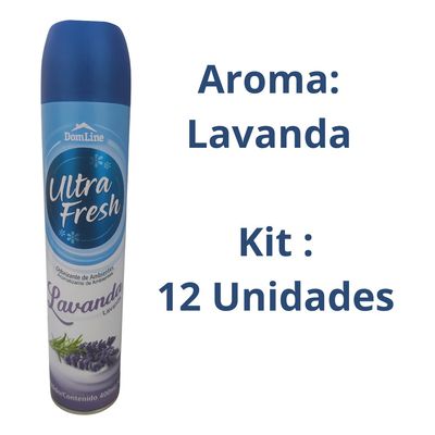 Odorizador Purificador Cheiro Ambiente Ultrafresh Lavanda 12