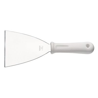 Espátula Raspadora Brinox Precision em Aço Inox 12 cm - Branca