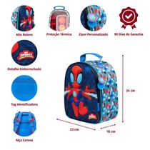 Lancheira Térmica Masculina Spidey Baby