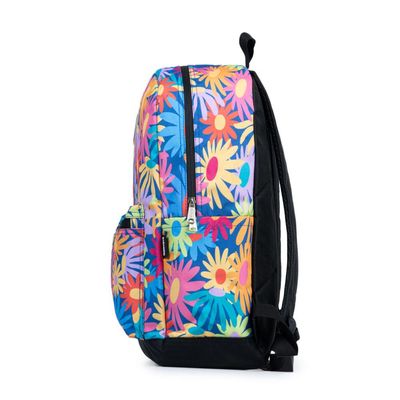 Mochila Escolar Feminina Floral Verde Claro U / Verde claro