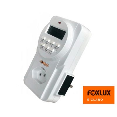Timer Temporizador Programador Digital Bivolt Foxlux