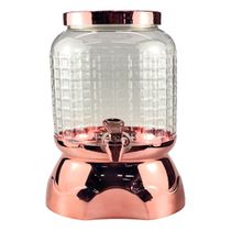Suqueira Com Torneira E Base Rose Suco Agua 3600ml
