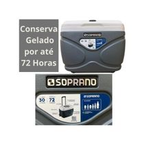 Caixa Térmica Everest Cinza 30l Eficiência Térmica 72 Horas