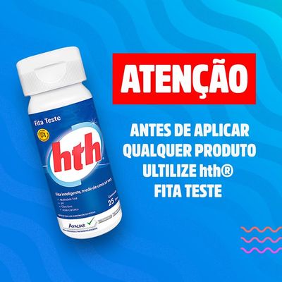 HTH Fita Teste de Alcalinidade e Ph de Piscina 25 UND
