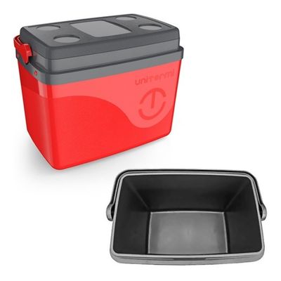 Caixa Térmica Cooler Floripa 30 Litros - Unitermi Vermelho