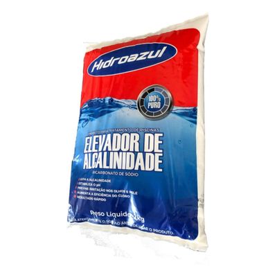02 Alcalinizante Elevador Alcalinidade Piscina 2kg Hidroazul