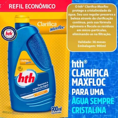Clarificante Decantador Hth Maxfloc Refil Sachet 900 Ml