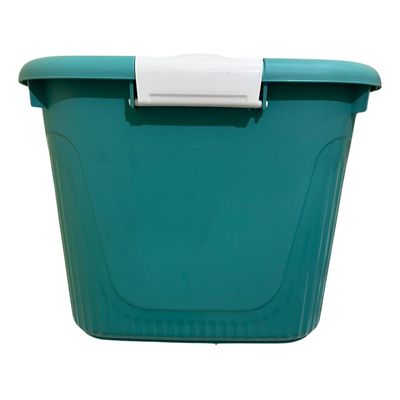 Caixa Organizadora Container 30 Trava/roda Plasnorthon Verde