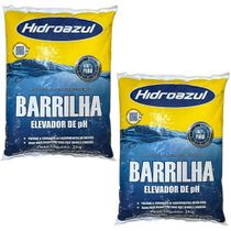 2 Elevador Ph Barrilha Ph+ Mais Para Piscina Hidroazul 2 Kg