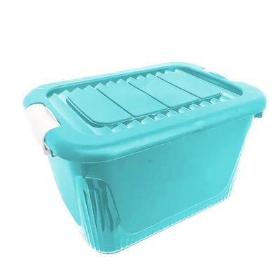 Caixa Organizadora Container 30 Trava/roda Plasnorthon Verde