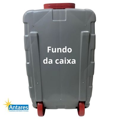 Caixa Termica Antares Com Rodinhas 54 L Cor Cinza/verde