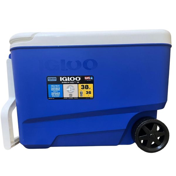 Caixa Térmica Cooler Com Rodinhas Igloo Roller 53 Latas 36l