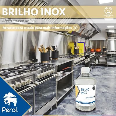 Perol Brilha Inox E Cromados Limpa E Da Brilho 500 Ml