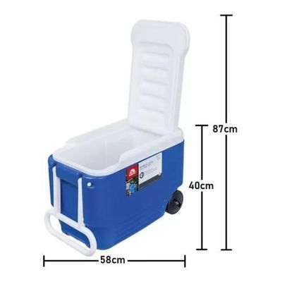 Caixa Térmica Cooler Com Rodinhas Igloo Roller 53 Latas 36l
