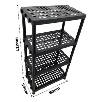 Estante Modular Grande Reforçada 4 Andar Plástico Util Plast