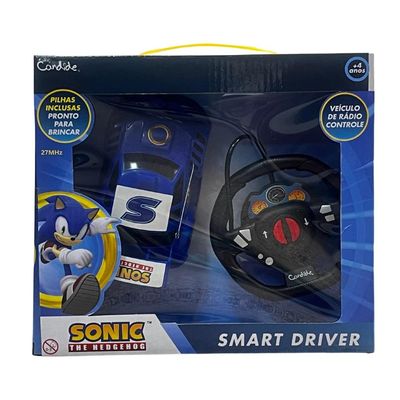 Carrinho de Controle Remoto 3 Funções Sonic Smart Drive Candide 34002