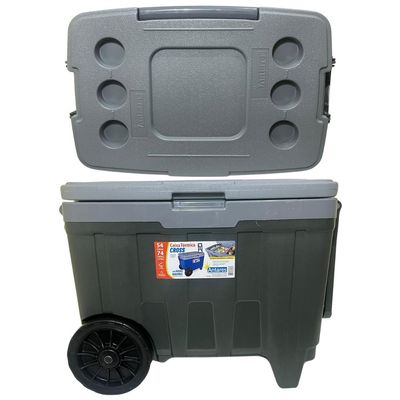 Caixa Térmica Cooler 54l Rodas Grandes Praia Camping Antares