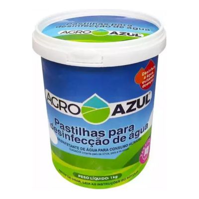 Pastilha Desinfetante Agua Consumo Humano Agroazul 1 Kg