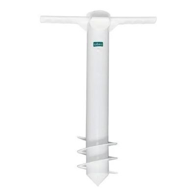 Âncora De Fixação P/ Guarda-sol 38mm Tobee Com Haste Branca